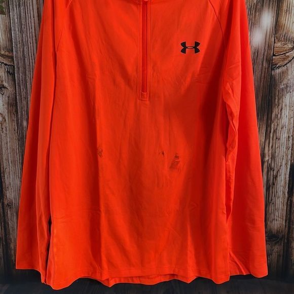 Under Armour Men's Tech 2.0 1/2 Zip Sweater - Phoenix Fire - S - Picture 3 of 10